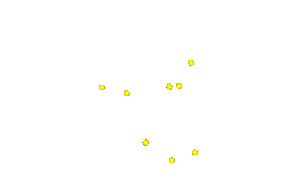 Zdjęcie kolorowe. Policyjna mapa wypadków drogowych