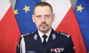 Zdjęci kolorowe. Inspektor Marek Boroń Komendant Główny Policji