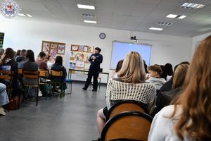 Zdjęcia kolorowe. Wystąpienie prelegenta