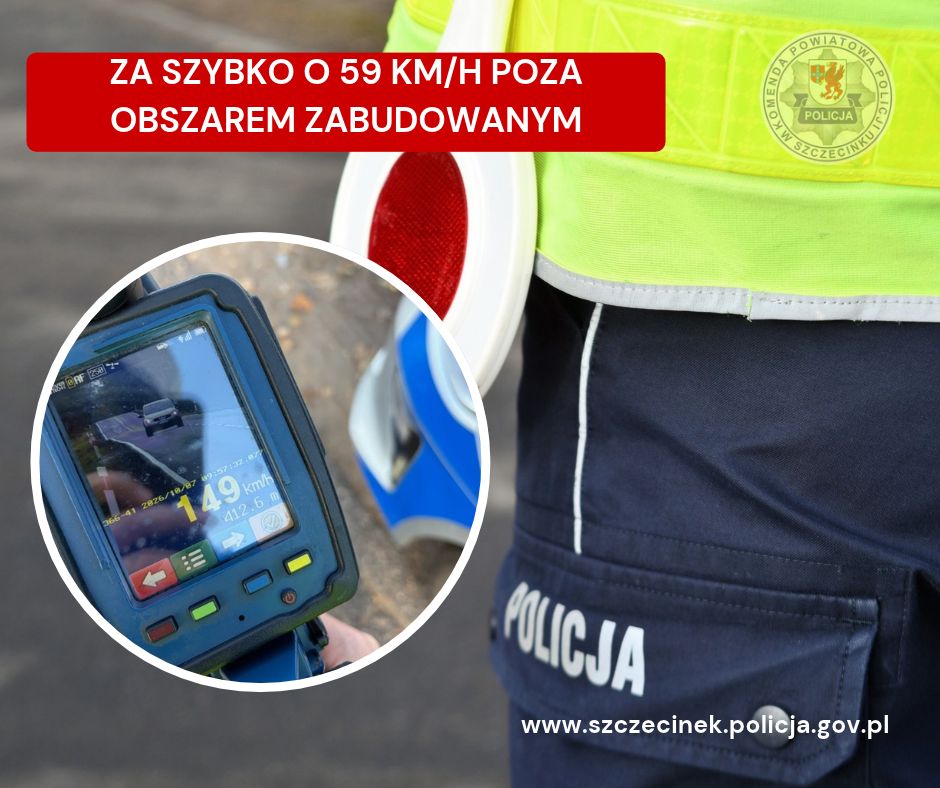 Kierująca w Szczecinku ukarana za znaczną nadwyżkę prędkości